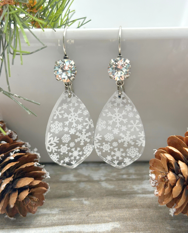 RMD FALLING SNOWFLAKE EARRING