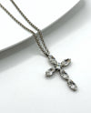 RMD FELICITY CROSS NECKLACE clear