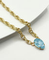 RMD GOLD CRANSTON NECKLACE paradise blue luxe