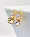RMD GOLD LIZ EARRING FROST/CLEAR