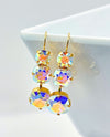 RMD GOLD SHONA EARRING AURORA BOREALIS