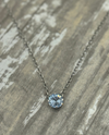 RMD HARPER SINGLE STONE NECKLACE LIGHT SAPPHIRE