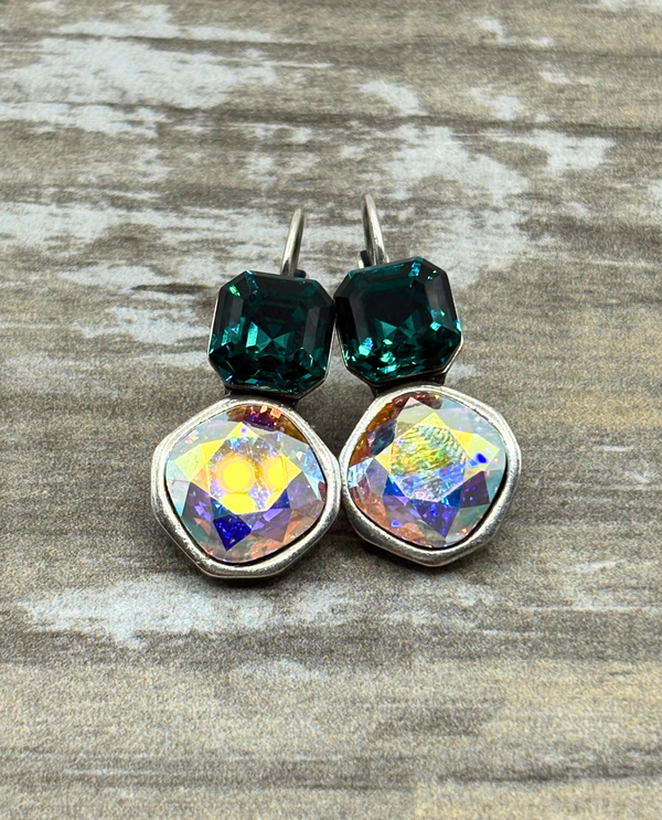 RMD IVANA EARRING EMERALD/AB