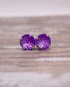 RMD JANNA POST EARRING ELECTRIC PURPLE