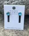 RMD JEN POST EARRING SILVER SUMMER BLUE