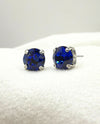 RMD JEN POST EARRING SILVER DARK SAPPHIRE