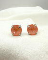 RMD JEN POST EARRING SILVER LT ROSE LEMON