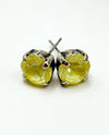 RMD JEN POST EARRING SILVER SOFT YELLOW