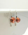 RMD JESS LEVER-BACK EARRING ROSE PEACH