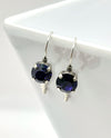 RMD JESS LEVERBACK EARRING PURPLE VELVET
