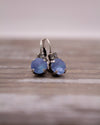 RMD JORDAN EARRINGS LIGHT SAPPHIRE MATTE 