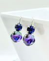 RMD LAURA COLLECTION EARRING HELIO/DK SAPPHIRE