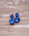 RMD LAURA EARRINGS ROYAL BLUE DELIGHT