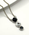 RMD MIKAELA NECKLACE NEW SILVER OMBRE