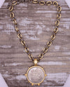 RMD OLD WORLD PESO COIN NECKLACE