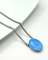 RMD OLYN PENDANT NECKLACE SKY BLUE IGNITE