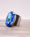 RMD OVAL LG STONE RING ROYAL BLUE DELIGHT