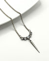 RMD OVER THE EDGE NECKLACE clear