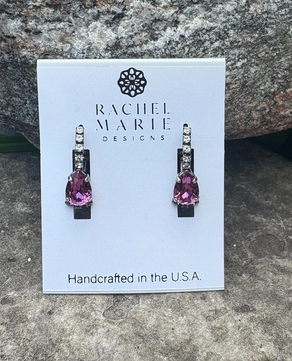 RMD PADMA EARRING DARK ROSE
