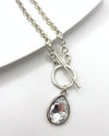 RMD PAULETTE NECKLACE WITH TOGGLE CLEAR