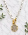 RMD PEARLY CREST TOGGLE NECKLACE
