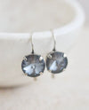 RMD PENNY LEVERBACK EARRING DARK GREY IGNITE