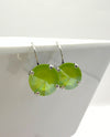 RMD PENNY LEVERBACK EARRING LIME GREEN