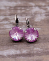 RMD PENNY LEVERBACK EARRING PURPLE LUXE