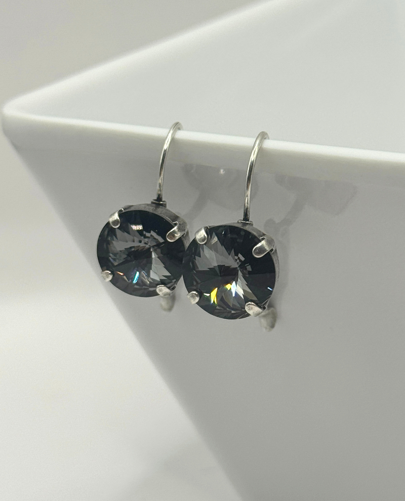 RMD PENNY LEVERBACK EARRING SILVER NIGHT