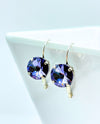 RMD PENNY LEVERBACK EARRING TANZANITE