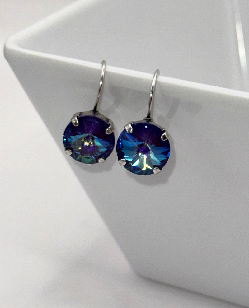 RMD PENNY LEVERBACK EARRING ILTRA PURPLE