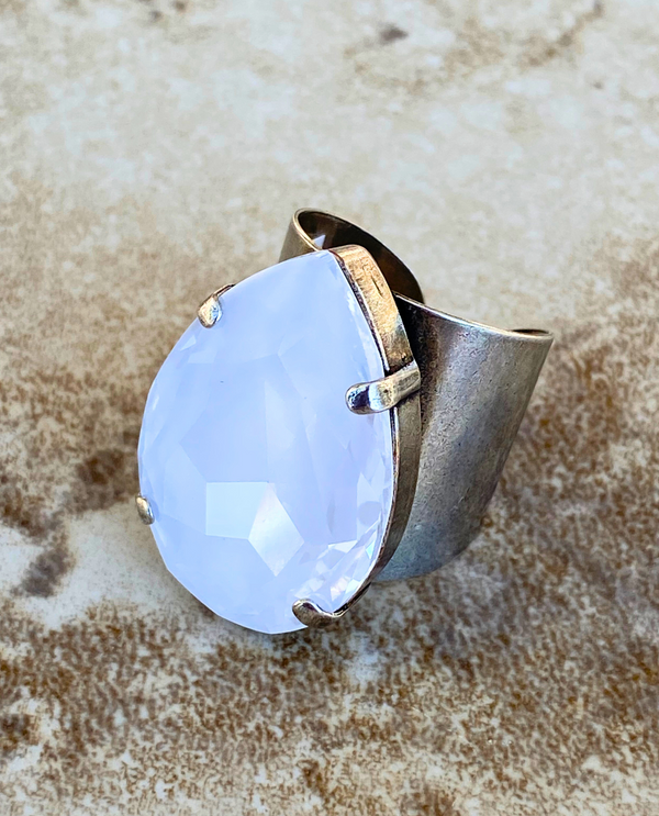 RMD PERRI RING ELECTRIC WHITE