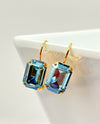 RMD REBA GOLD EARRING AQUA CHAMPAGNE