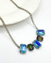 RMD REBA NECKLACE AQUA LEMON/ELECTRA