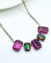 RMD REBA NECKLACE DARK ROSE/ELECTRA