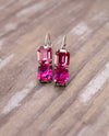 RMD SAGE DOUBLE OCTAGON EARRING ROSE GARDEN