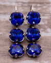 RMD SUGAR DROPS EARRING DARK SAPPHIRE