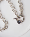 RMD TAMARA TOGGLE NECKLACE SILVER NIGHT