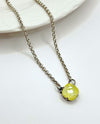 RMD TEMPO NECKLACE SOFT YELLOW