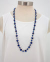 RMD XL DOUBLE-UP PENNY NECKLACE ROYAL BLUE DELIGHT