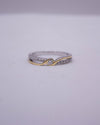 RS COVENANT 6081 CZ 2TONE RING