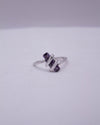 RS COVENANT 6104 AMETHYST CZ RING SILVER