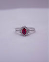 RS COVENANT 6106 RUBY/SAPHIRE REV RING SILVER