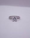 RS COVENANT 6520 CZ 2 PC RING SILVER