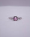 RS COVENANT 6524 PINK CZ RING SILVER