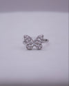 RS COVENANT 6587 CZ BUTTERFLY RING SILER