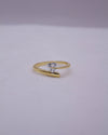 RS COVENANT 6667 GOLD CZ RING