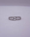 RS COVENANT 902 CZ CRISS CROSS RING SILVER