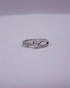 RS COVENANT 921 CZ WRAP RING SILVER