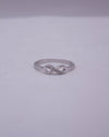 RS COVENANT 953 CZ INFINITY KNOT RING SILVER